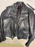 RARE Al's "Leather Man" Leather Motorcycle Jacket 44 US