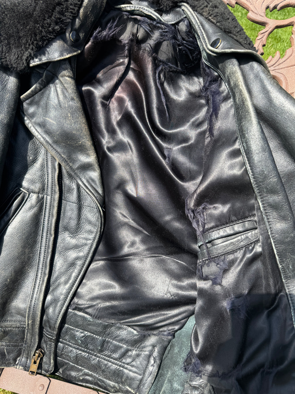 Rare "Al's Leather" Authentic Cop Motorcycle Jacket