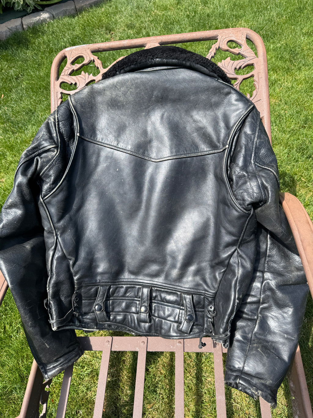 Rare "Al's Leather" Authentic Cop Motorcycle Jacket