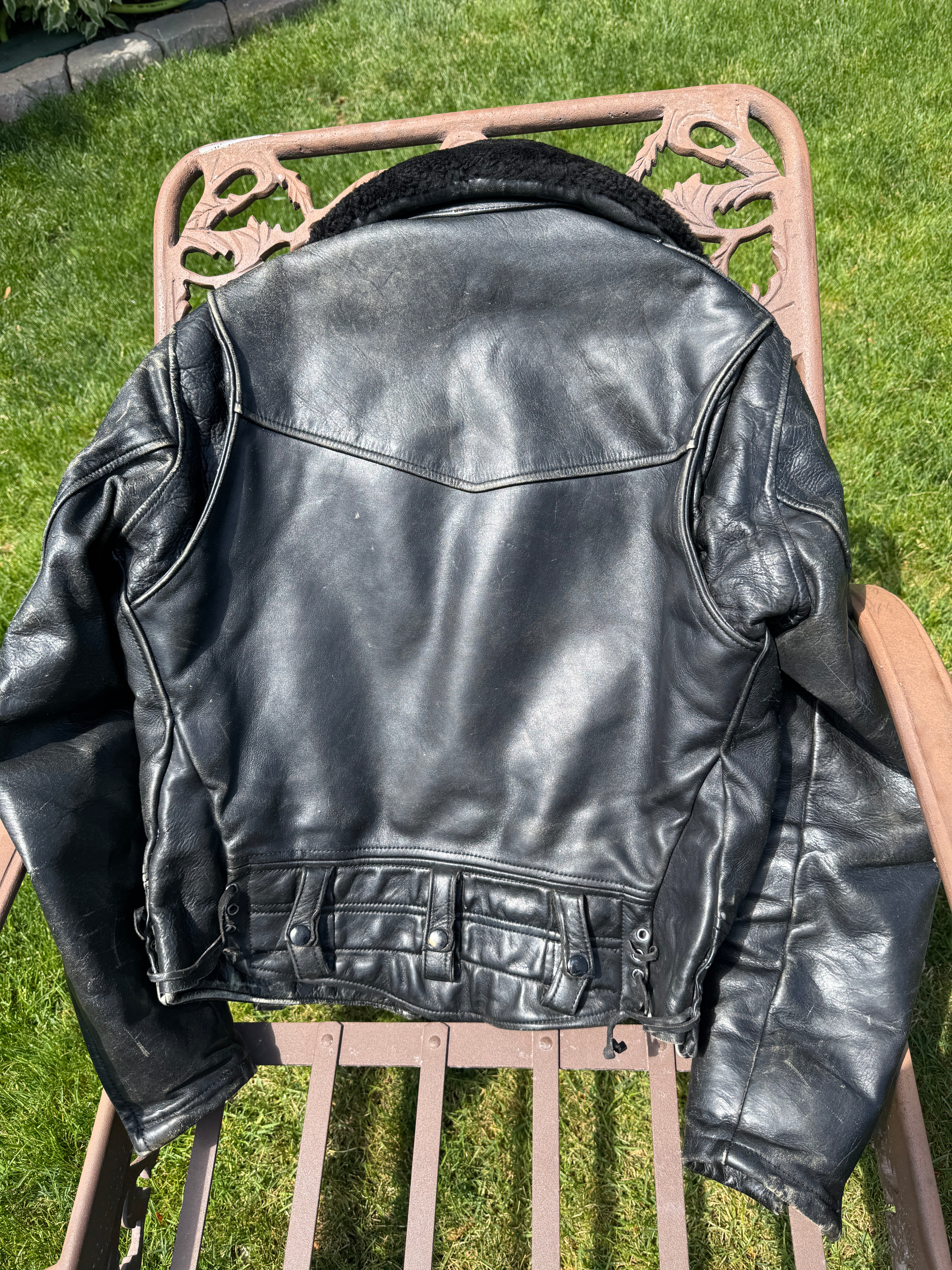 Rare "Al's Leather" Authentic Cop Motorcycle Jacket
