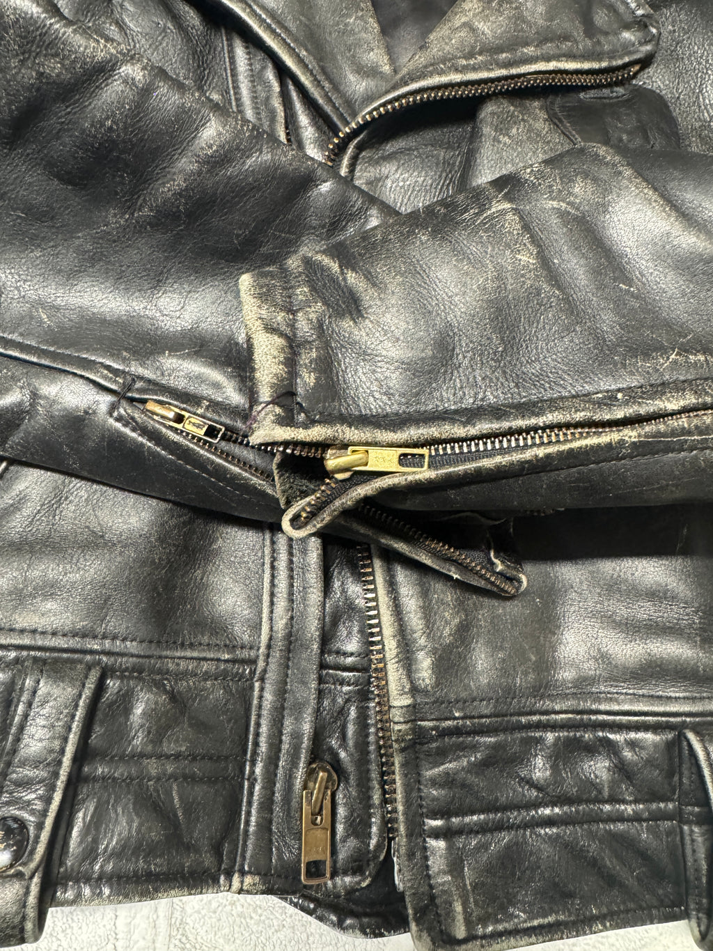 Rare "Al's Leather" Authentic Cop Motorcycle Jacket