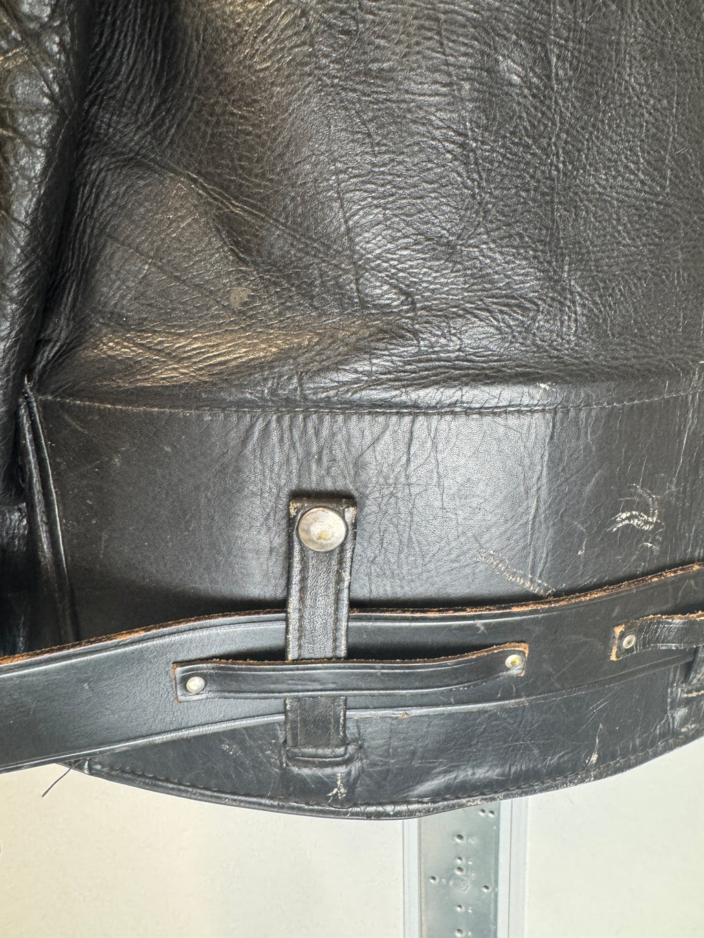 50's HD Cycle Champ Leather Motorcycle Jacket 42 US