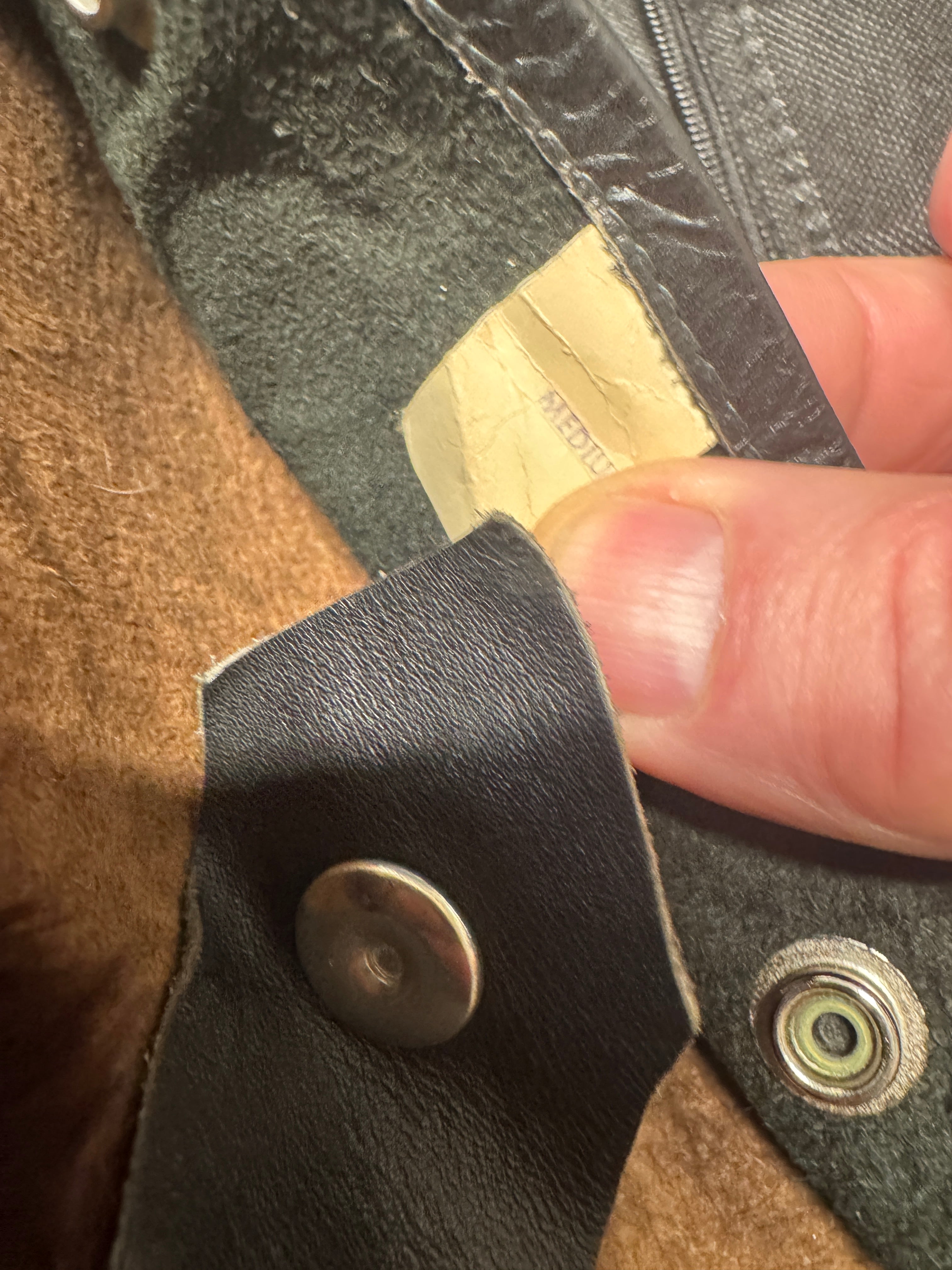 50's HD Cycle Champ Leather Motorcycle Jacket 42 US